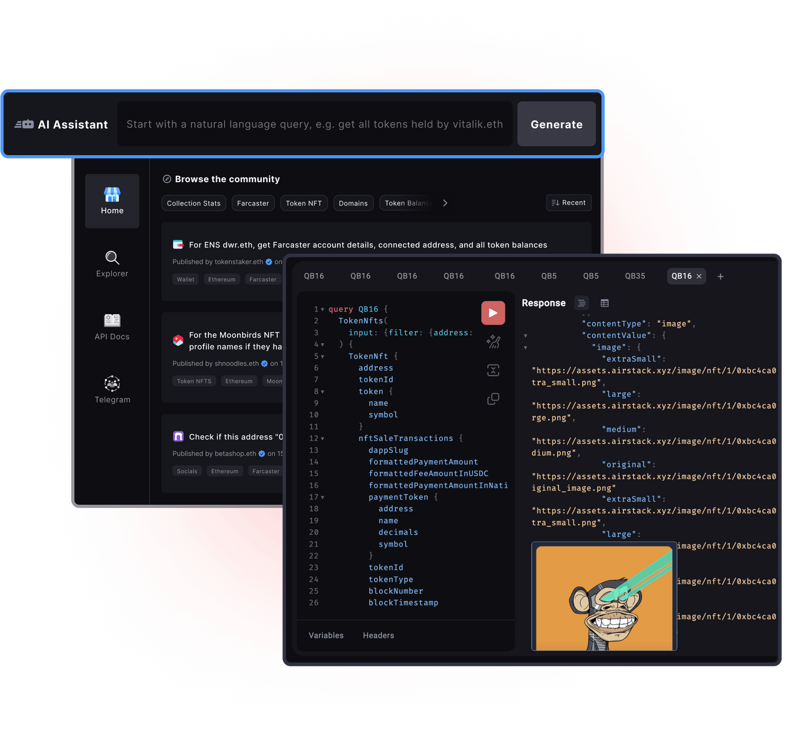 Airstack 3 data APIs, for builders